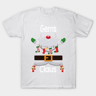 Gems Claus Santa Christmas Costume Pajama T-Shirt